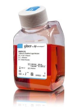 Picture of Dulbecco's Modified Eagle Medium, High Glucose, w/o L-Glutamine, HEPES and Sodium Pyruvate, 10 x 500ml