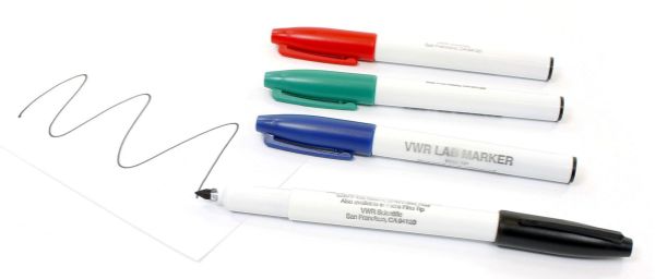 Picture of VWR Lab Marker Fine Tip Blue