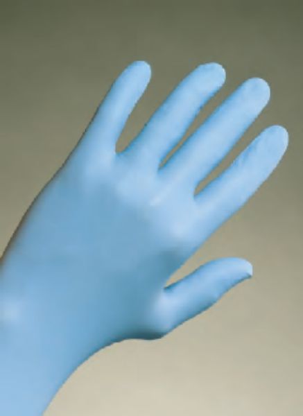 Picture of Nitrile Exam Gloves (Short Cuff), S Light Blue,100pcs/Bx