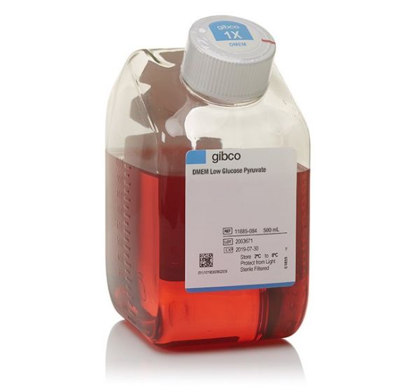 Picture of (FP) Dmem, Low Glucose, Pyruvate, Certified To ISO 13485, 500ml