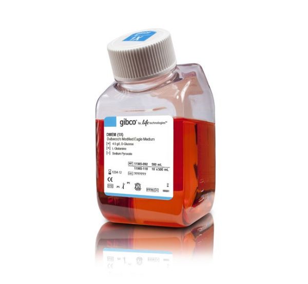 Picture of Dulbecco's Modified Eagle Medium, High Glucose, w/o HEPES and Sodium Pyruvate, 10 x 500ml