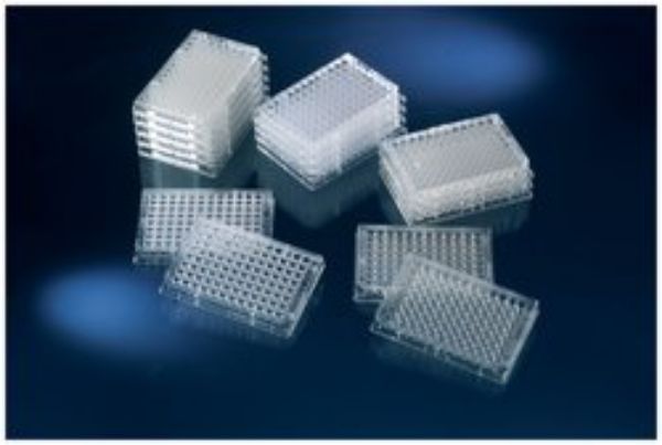 Picture of NUNC (340-400uL) Plate, 96-Well, TC-Treated, Polystyrene, F-Bottom, Sterile, Clear
