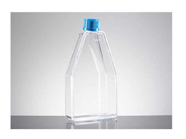 Picture of Falcon (600mL) Flask, 150cm^2, Treated, Polystyrene, Rectangular, Canted Neck,  Sterile