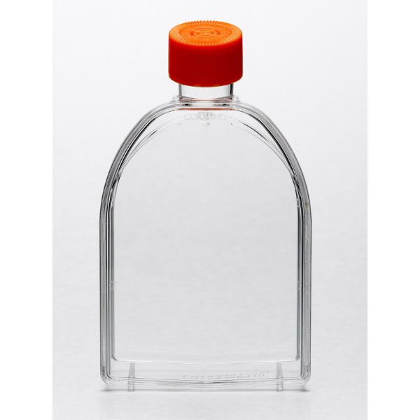 Picture of Corning (60mL) Flask, 75cm^2, Treated, Polystyrene, U - Shaped, Canted Neck, Sterile