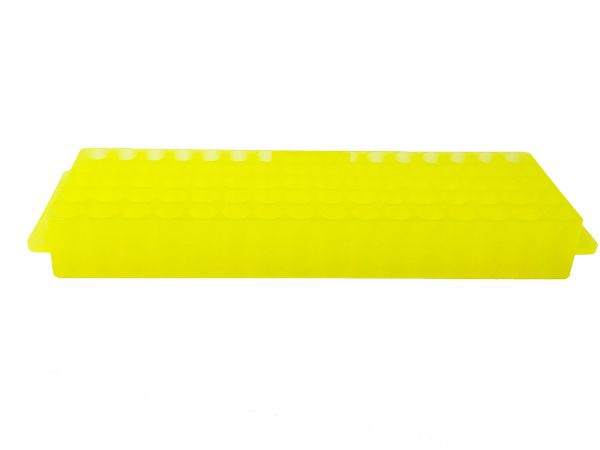 Picture of 80-Well Reversible Rack for Microtube (Yellow)
