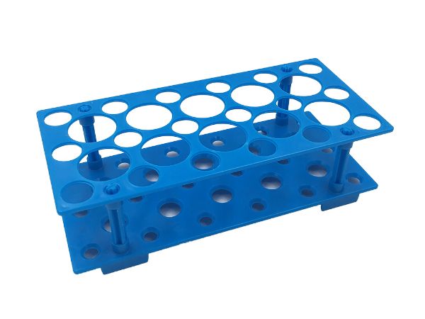 Picture of 18x15ml & 10x50ml conical tube rack (Blue)