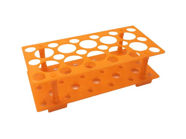 Picture of 18x15ml & 10x50ml conical tube rack (Orange)