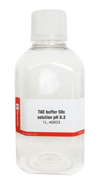 Picture of TAE buffer 50x solution, pH 8.3