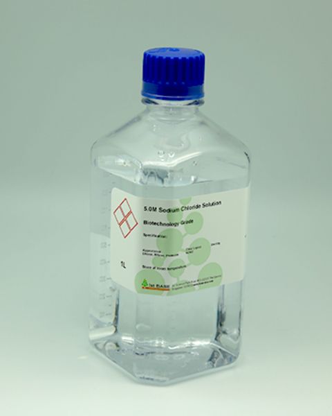 Picture of 5.0M Sodium Chloride Solution , Biotechnology Grade, 500ml