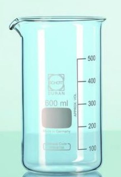Picture of Glass Beaker 600mL Tall Form