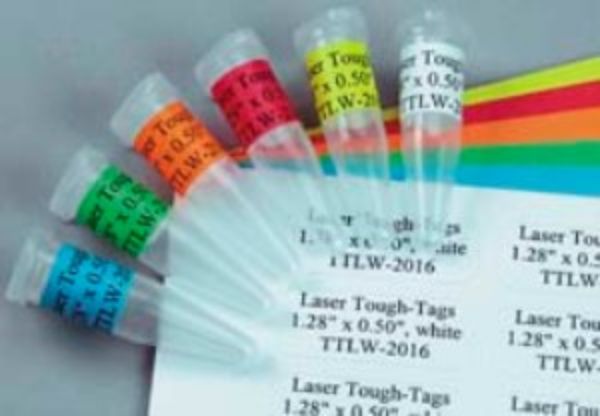 Picture of Laser Tough-Tags 0.94 x 0.50"  2,975/pk (White)