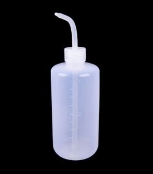 Picture of Wash Bottle, Plain, 250ml, Narrow Neck, graduated, LDPE material