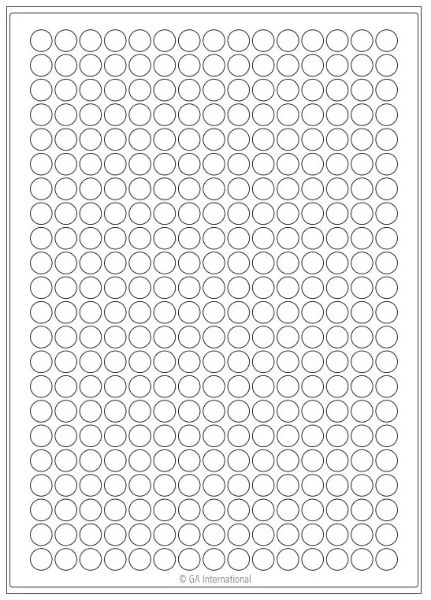 Picture of Permanent Cryogenic Labels (Circle)