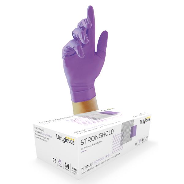 Picture of Stronghold Nitrile Gloves Powder Free M (GM0063) GVTFVXXN003