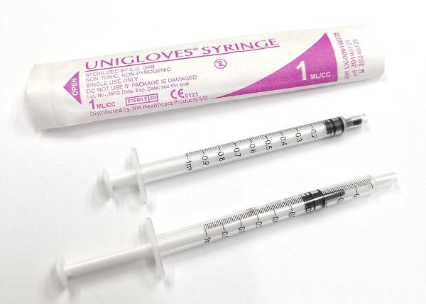 Picture of Disposable Syringe 1ml/cc - Luer Slip, LDV (Low Dead Volume)