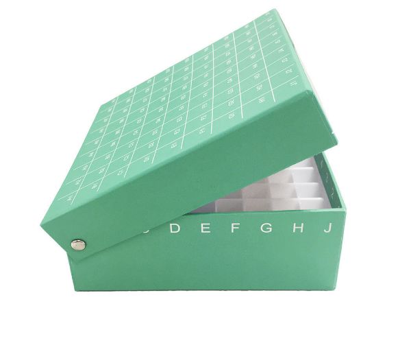 Picture of 81well Freezer Cardboard Box Green