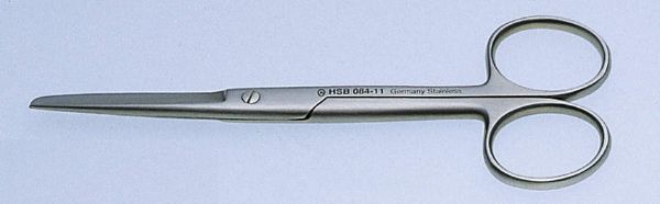 Picture of Laboratory Scissors Sharp - blunt, 115mm