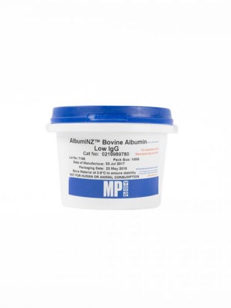 Picture of AlbumiNZ Bovine Albumin Low IgG, ≥97%, 100g