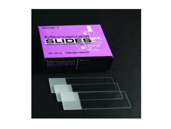Picture of Biomedia Glass Slides, Double End Frosted