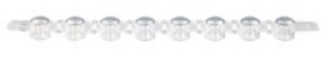 Picture of Axygen PCR 1 x 8 Strip Domed Caps, Fit 0.2 mL PCR Tube Strips, Clear, Nonsterile
