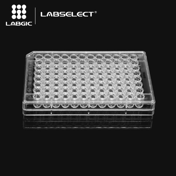 Picture of Labselect - (280-330uL) Plate, 96-Well, TC-Treated, Polystyrene, U-Bottom, Sterile, Clear