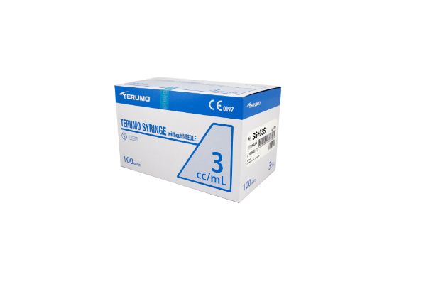 Picture of Sterile disposable syringe, 3ml, slip-tip