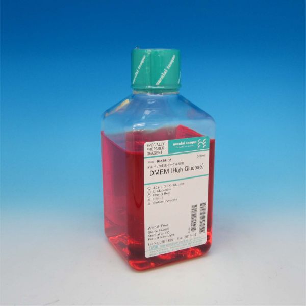 Picture of DMEM (4.5g/l Glucose) with L-Gln , without Sodium Pyruvate, liquid, 500ML