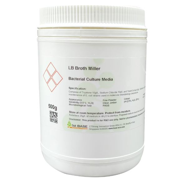 Picture of LB Broth Miller , Bacterial Culture Media, 500g