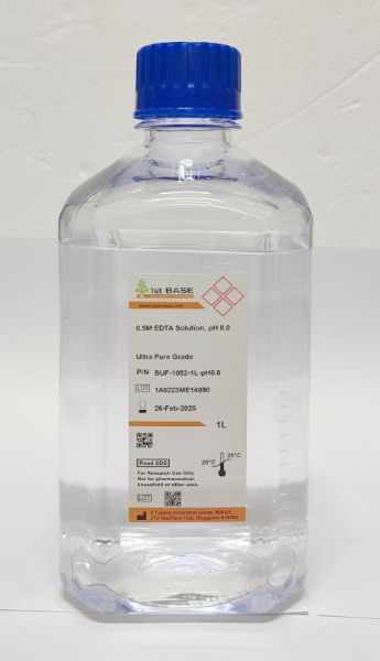 Picture of 0.5M EDTA , pH 8.0, Ultra Pure Grade, 1L
