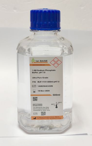 Picture of 1.0M Sodium Phosphate , pH 7.0, Ultra Pure Grade, 500ml