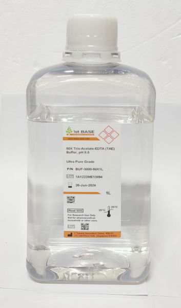 Picture of Tris-Acetate-EDTA (TAE) Buffer, 50x, pH 8.0, 1000ml