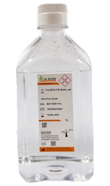 Picture of 1X Tris-EDTA (TE) Buffer , pH8.0, Ultra Pure Grade, 1000ml