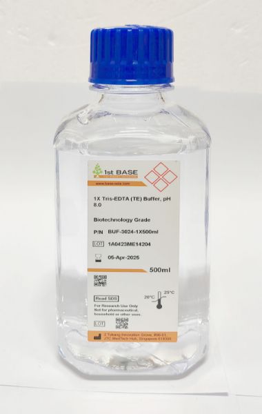 Picture of 1X TE Buffer pH 8.0, Biotechnology Grade , 500ml