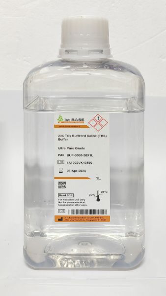 Picture of 20X Tris Buffered Saline (TBS) Buffer , Ultra Pure Grade, 1L