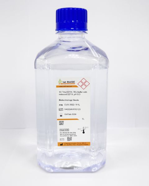 Picture of Tris-EDTA (TE) buffer with reduced EDTA, 1x, pH 8.0, Biotechnology Grade, 1000ml