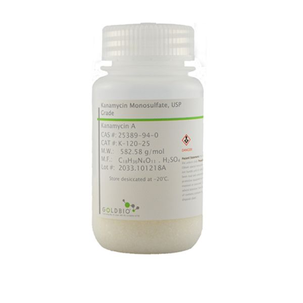 Picture of Kanamycin Monosulfate, USP Grade 25 g