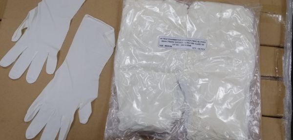 Picture of 12in Size M Class 100 Nitrile Disp Gloves