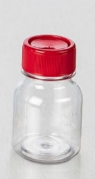 Picture of Cell culture storage bottles, traditional style, PS, Capacity: 125 ml, Sterile, Cap size: 45 mm, Costar