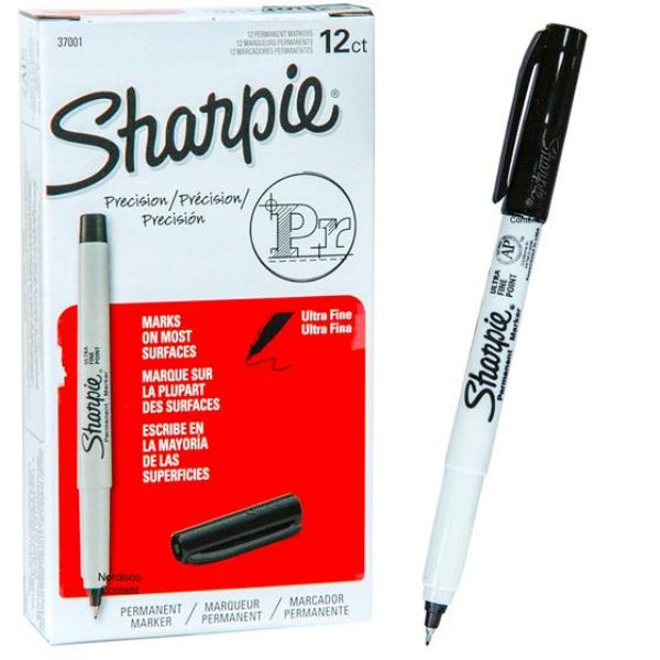 Picture of Sharpie Marker, Black (Extra Fine Tip)