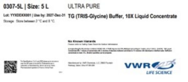 Picture of Tris Glycine (TG) Buffer, 10x, pH 8.3, 5000ml