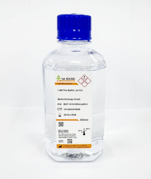 Picture of 1.0M Tris Buffer, pH 8.0, 500ml