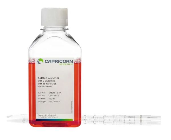 Picture of Dulbecco's Modified Eagle Medium (DMEM)/Nutrient Mixture F-12, 500ml