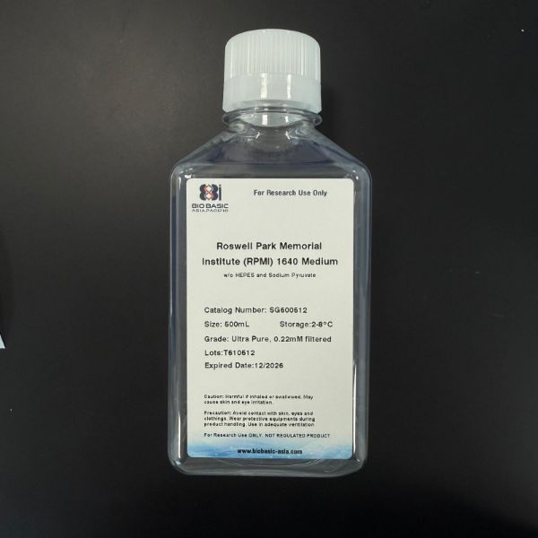 Picture of Roswell Park Memorial Institute (RPMI) 1640 Medium, w/o HEPES and Sodium Pyruvate, 500ml