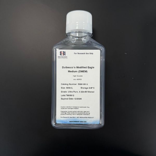 Picture of Dulbecco's Modified Eagle Medium (DMEM), High Glucose, w/o HEPES, 500ml