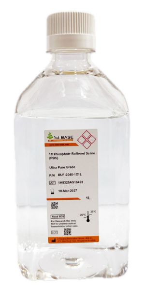 Picture of 10X Phosphate Buffered Saline (PBS), Ultra Pure Grade, 1000ml