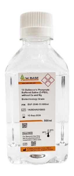 Picture of 1X Phosphate Buffered Saline (PBS), 500ml