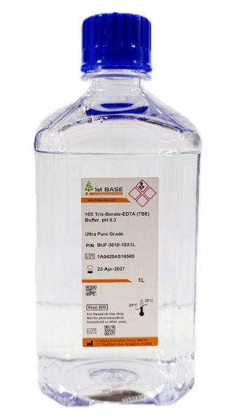 Picture of 10X Tris-Borate-EDTA (TBE) Buffer, pH 8.3, Ultra Pure Grade, 1000ml