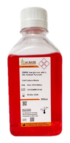Picture of Dulbecco's Modified Eagle Medium (DMEM), Low Glucose, w/o HEPES, 500ml