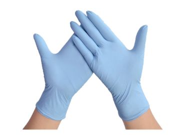 Picture of T21-N54C-LL20, Disposable Nitrile Gloves, Powder Free, 9 to 10 inch, 4.6 to 6 MIL (L - Large)